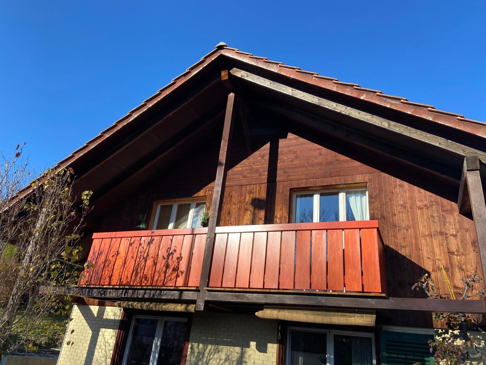 Naturnahe Familienwohnung Ruschegg Eksteriør bilde